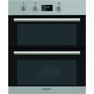 Hotpoint Luce Built-Under Electric Double Oven - Stainless Steel