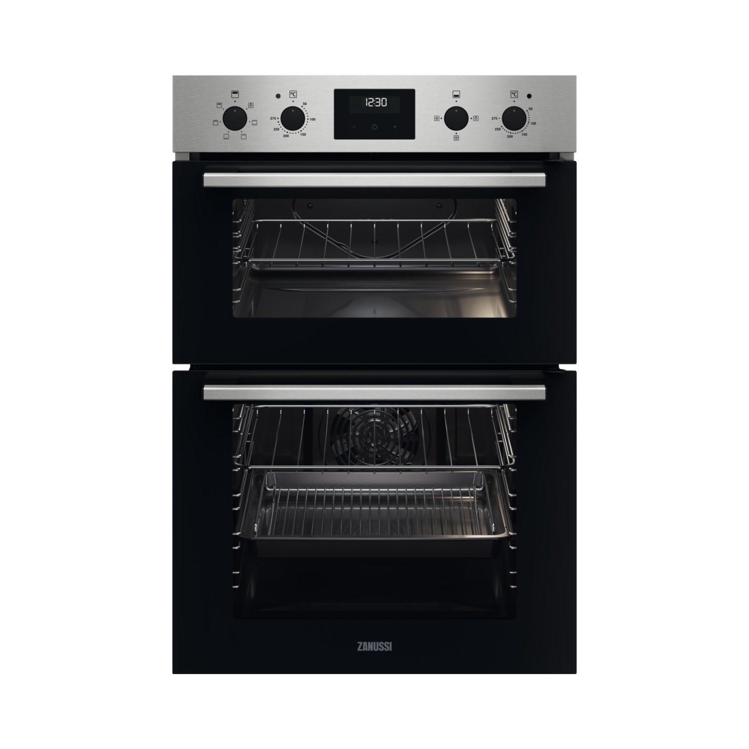 Zanussi Series 20 Built-In Electric Double Oven - Stainless Steel