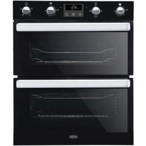 Belling Built-Under Electric Double Oven - Black