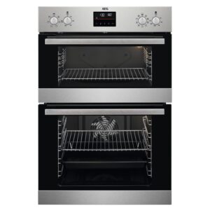 AEG 6000 Series Built-In Electric Double Oven - Stainless Steel