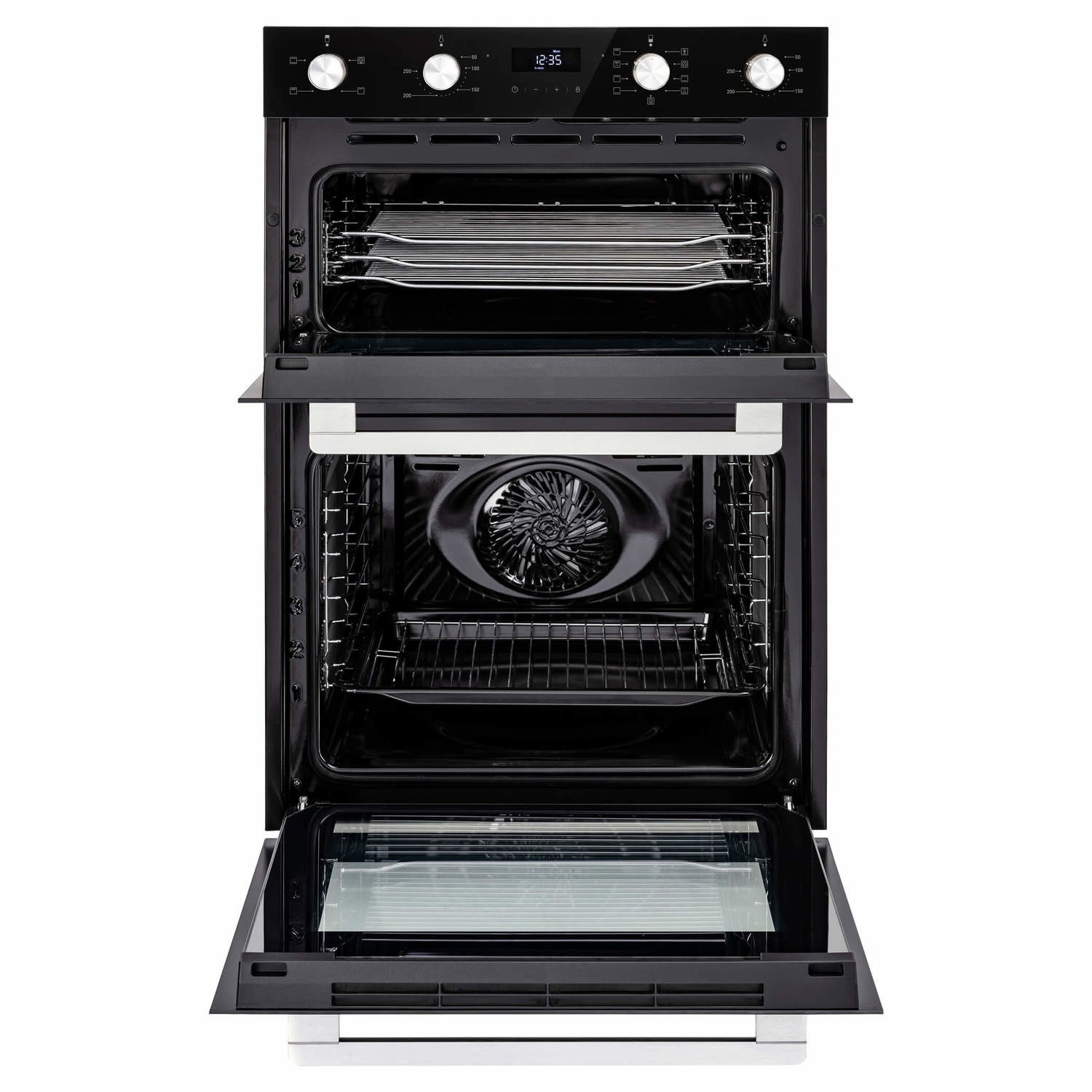 Belling ComfortCook Built-In Electric Double Oven - Black - Image 3