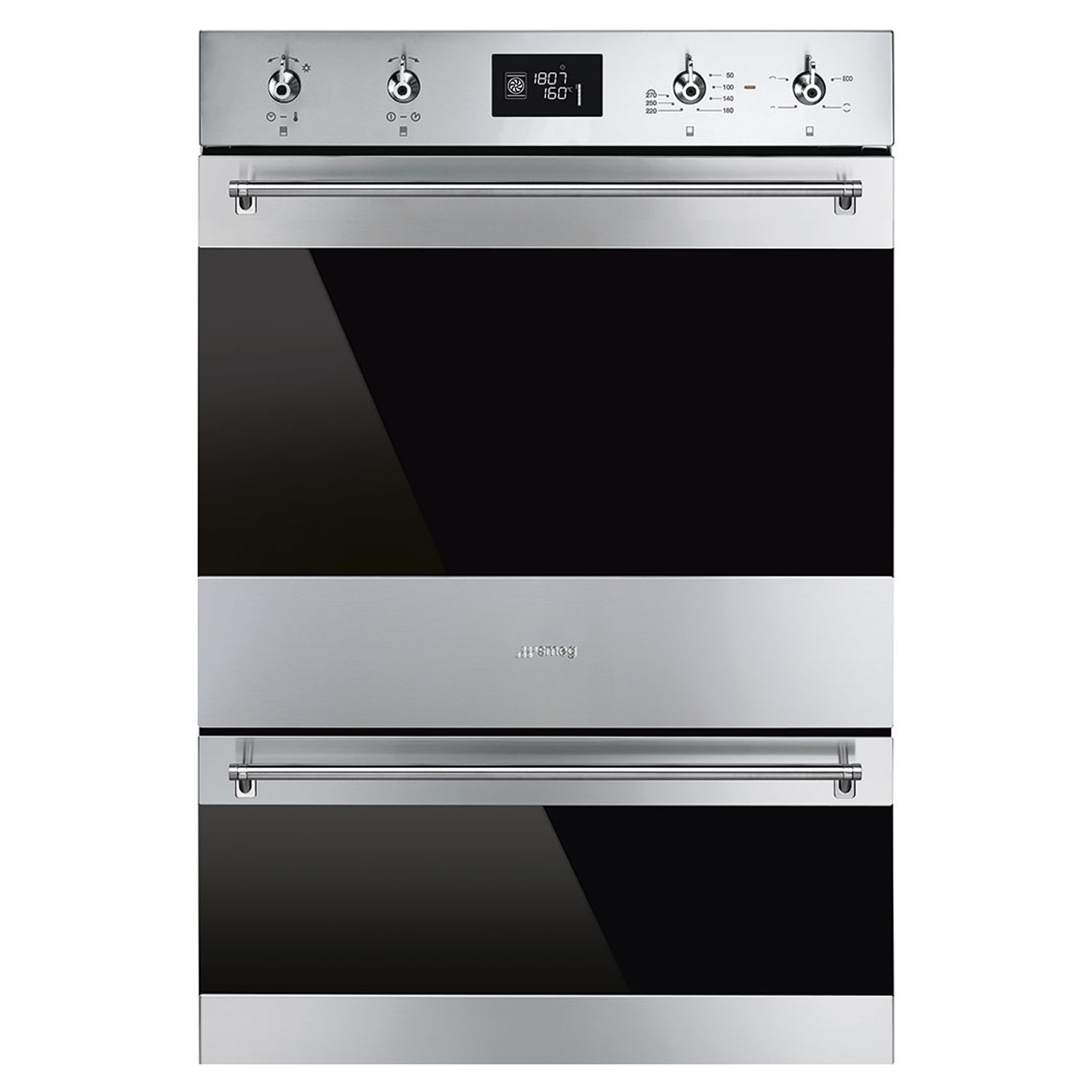 Smeg Classic Built-In Electric Double Oven - Stainless Steel