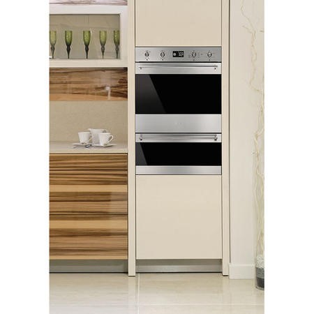 Smeg Classic Built-In Electric Double Oven - Stainless Steel - Image 2
