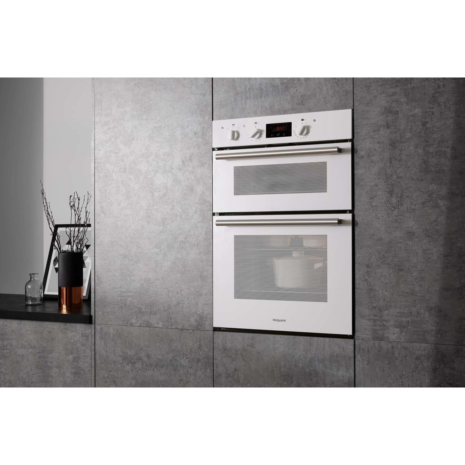 Hotpoint Built-In Electric Double Oven - White - Image 3