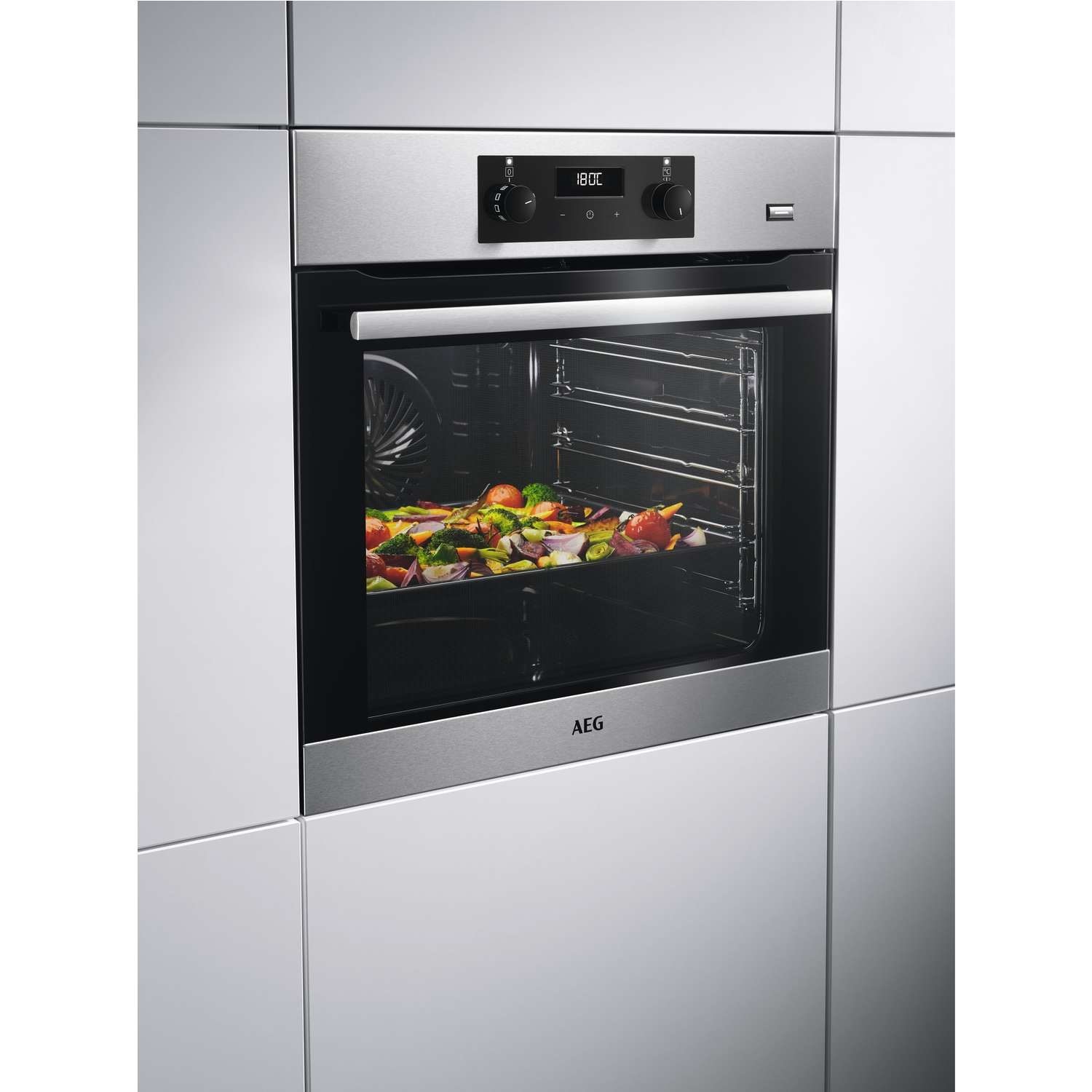 AEG 6000 Series SteamBake Electric Single Oven - Stainless Steel - Image 5