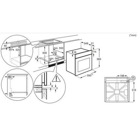 AEG 3000 Series Electric Single Oven - Stainless Steel - Image 3