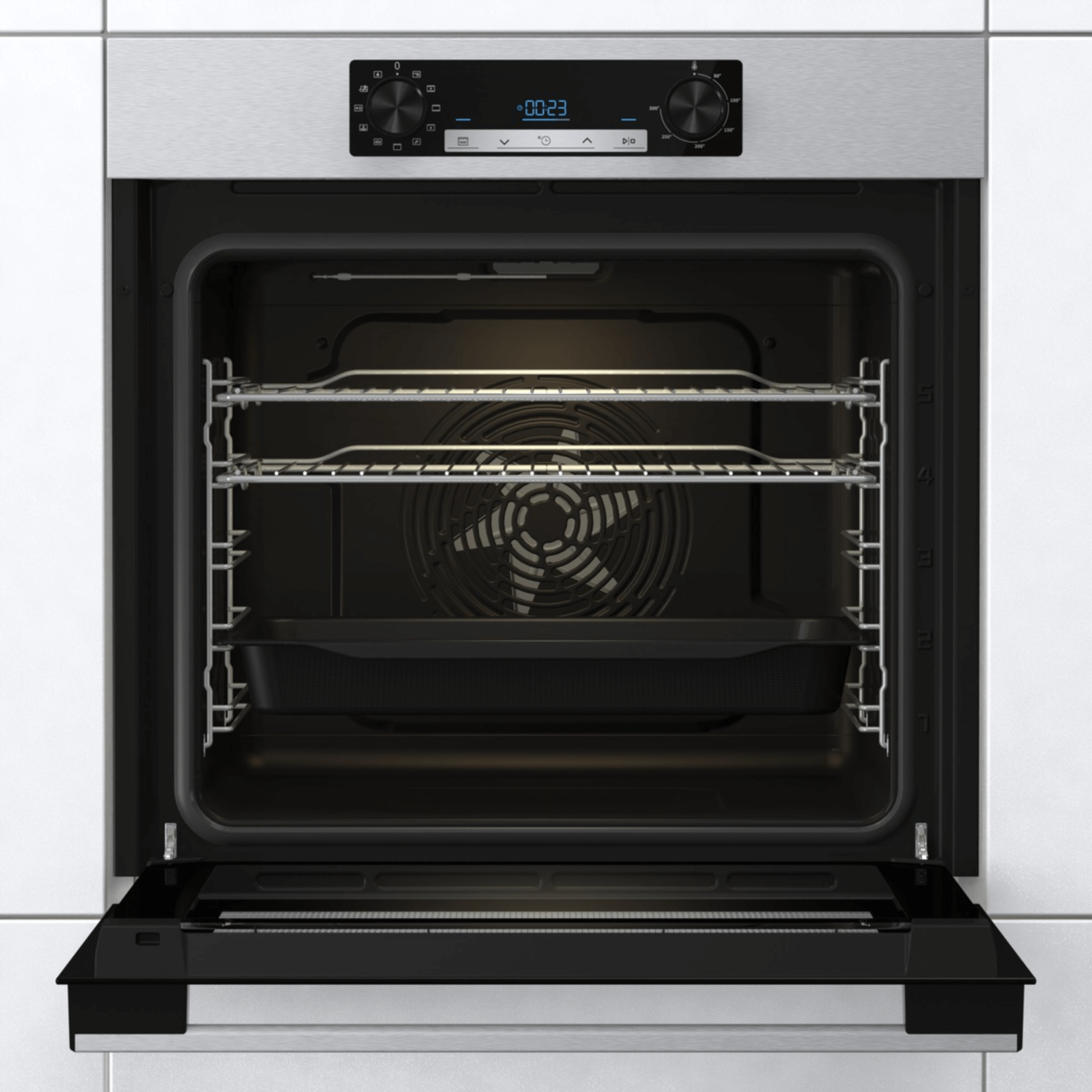 Hisense Electric Fan Assisted Single Oven - Stainless Steel - Image 4