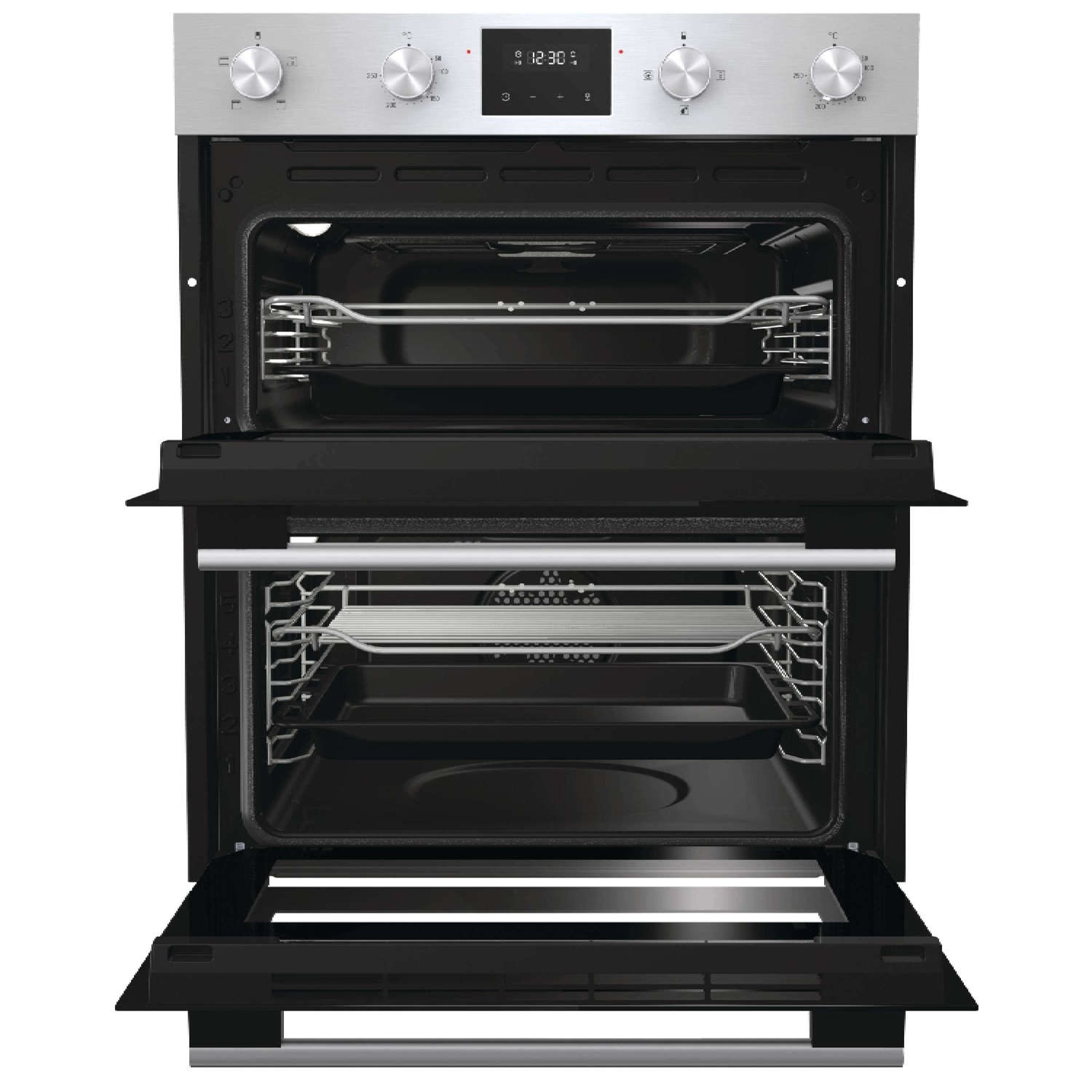 Hisense Built-Under Electric Double Oven - Stainless Steel - Image 2
