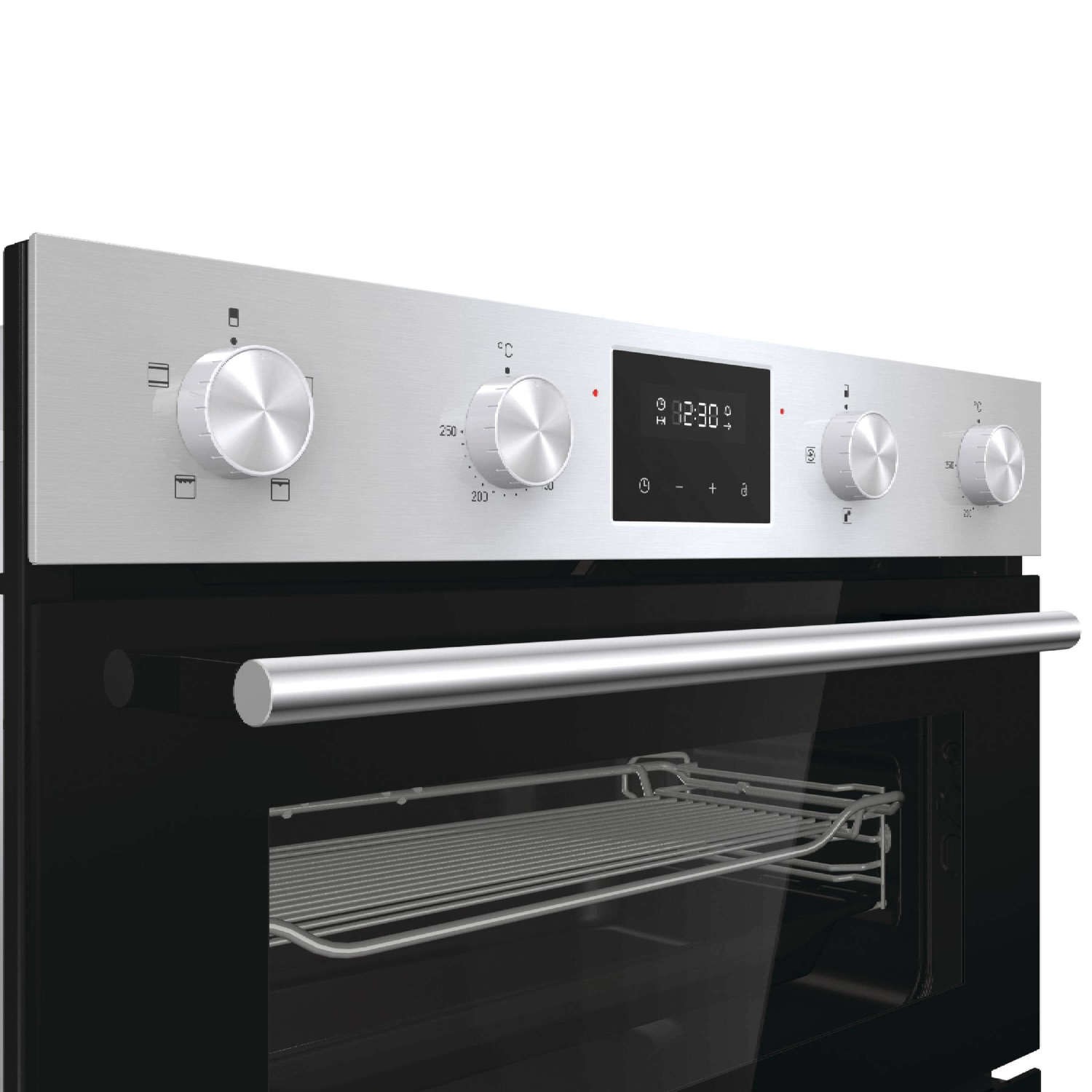 Hisense Built-Under Electric Double Oven - Stainless Steel - Image 3