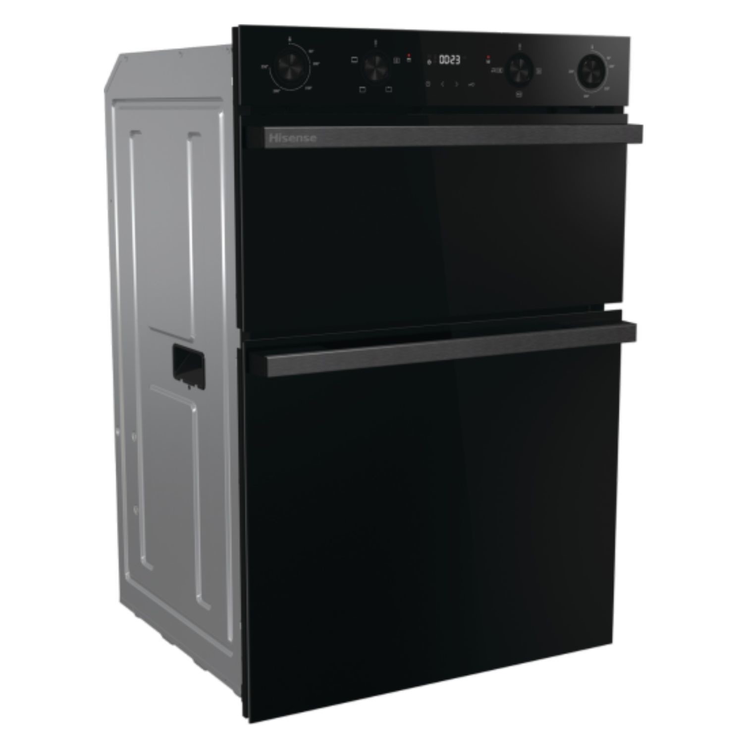 Hisense Hi6 Built-In Electric Double Oven - Black - Image 2