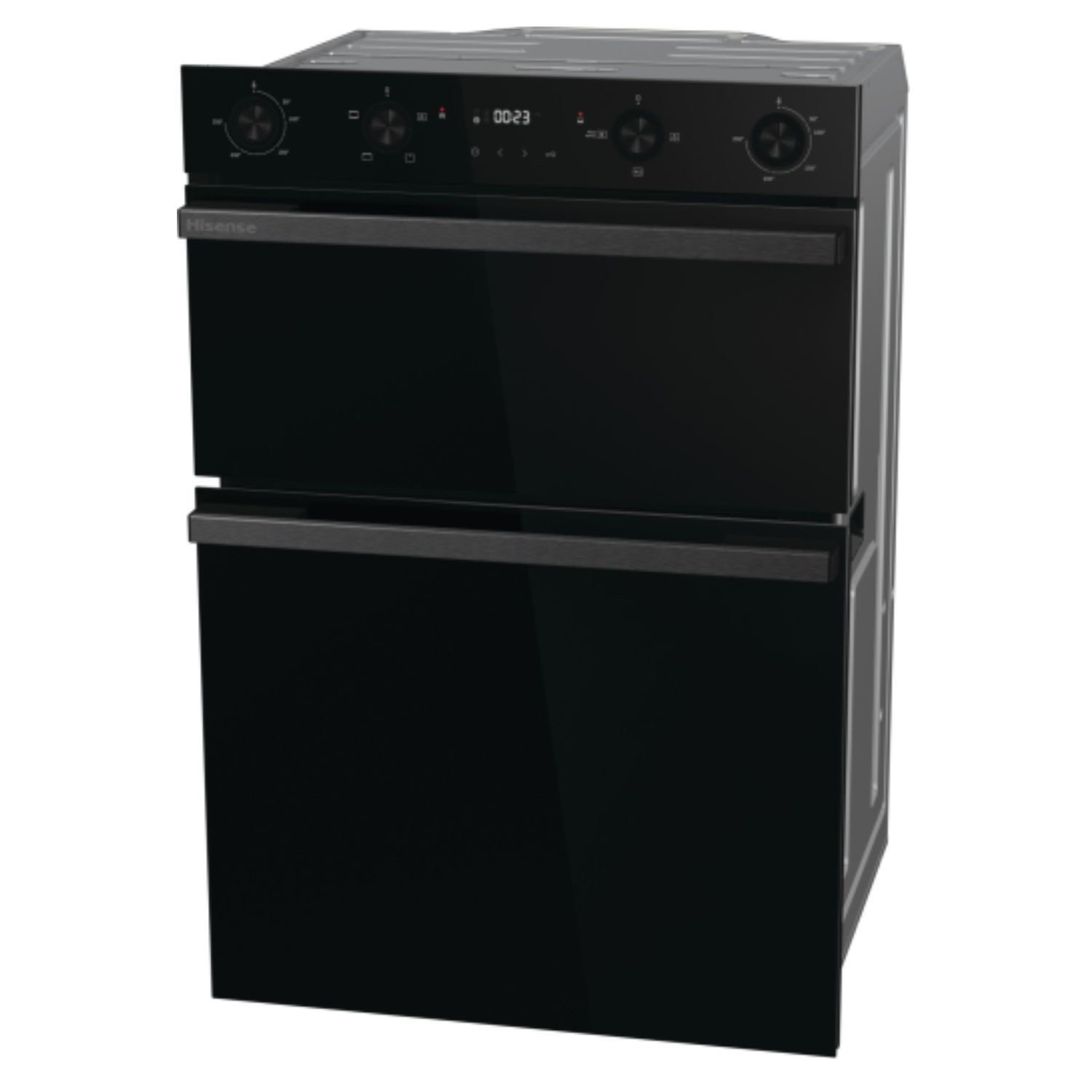 Hisense Hi6 Built-In Electric Double Oven - Black - Image 3