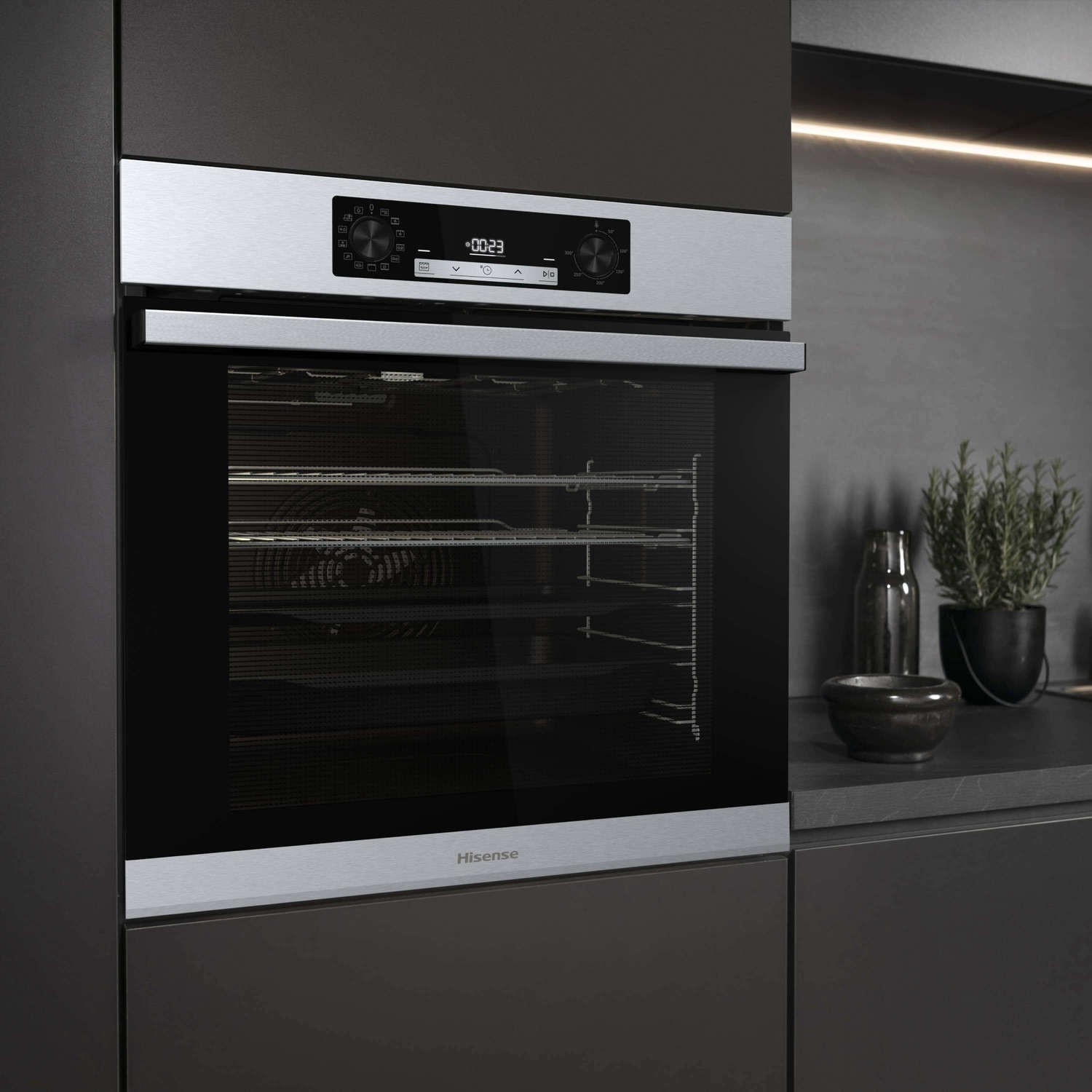 Hisense Electric Single Oven - Stainless Steel - Image 3