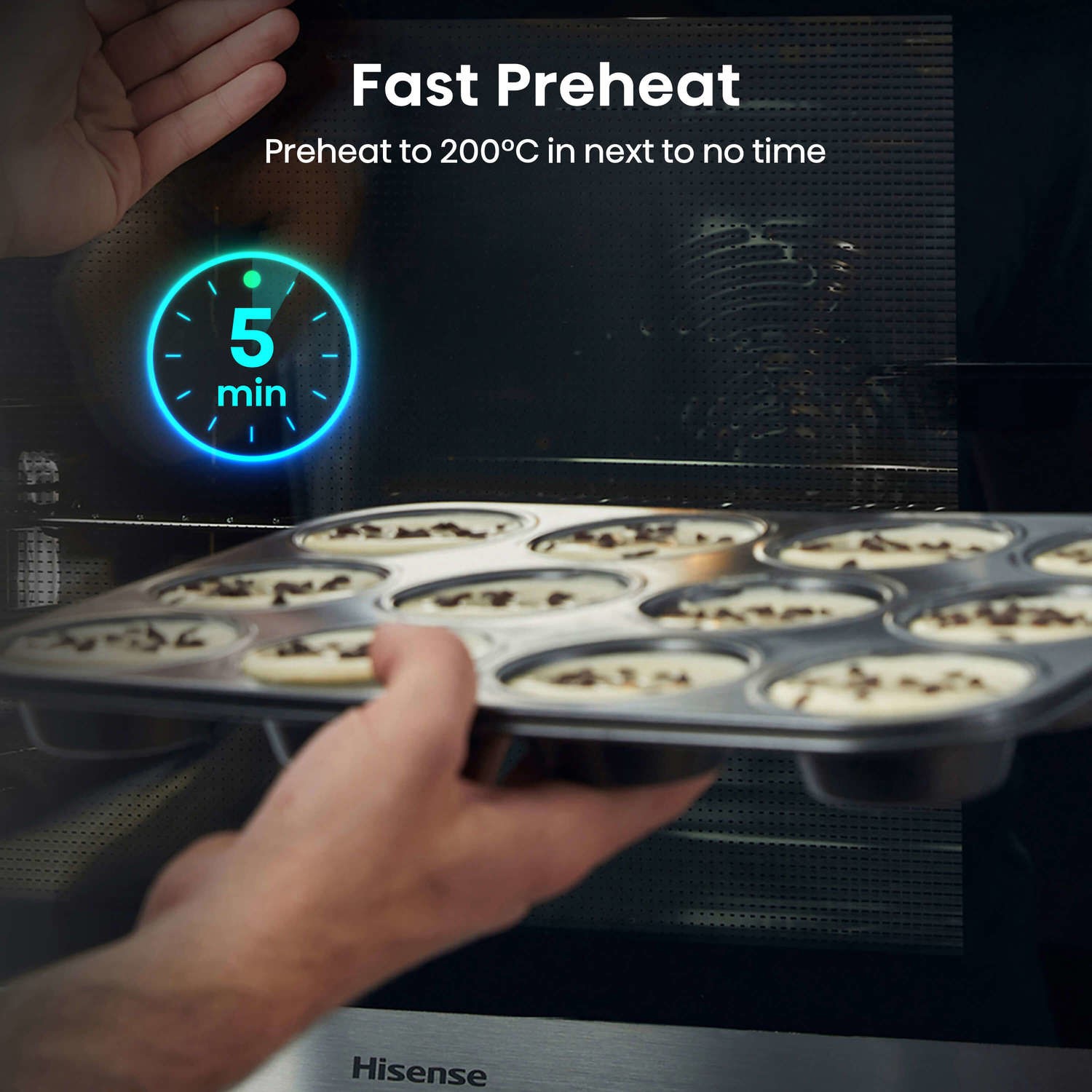 Hisense Electric Single Oven - Stainless Steel - Image 6
