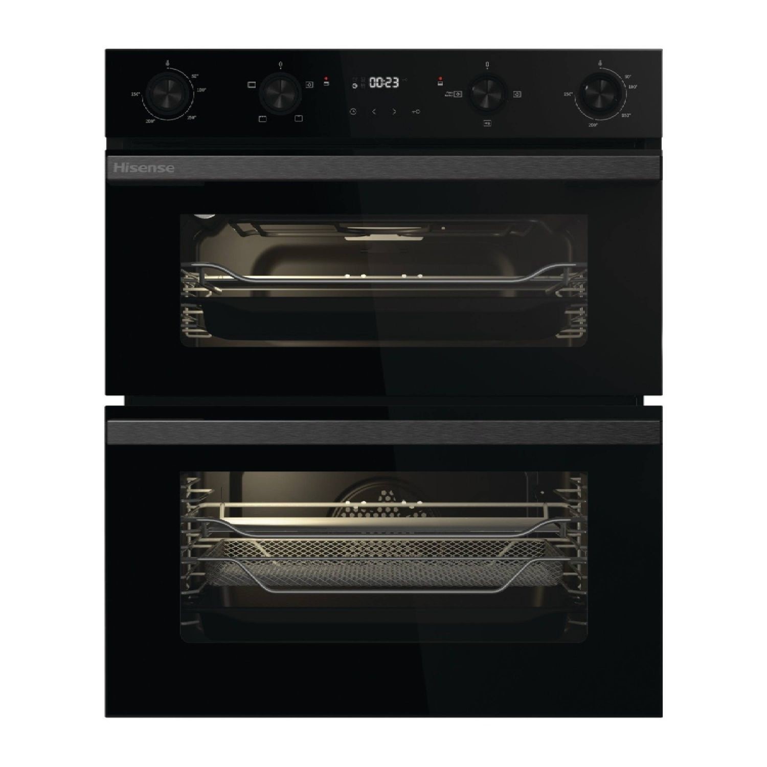 Hisense Hi6 Built-Under Electric Double Oven - Black - Image 2
