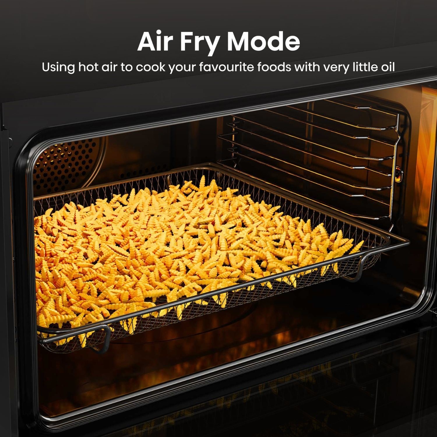Hisense Hi6 Built-Under Electric Double Oven - Black - Image 5