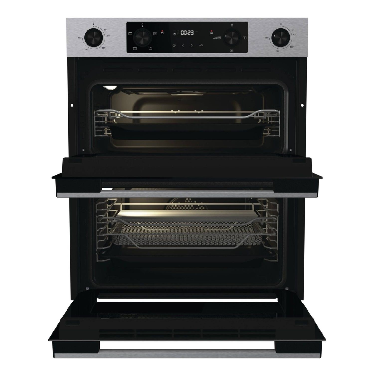 Hisense Hi6 Built-Under Electric Double Oven - Stainless Steel - Image 3