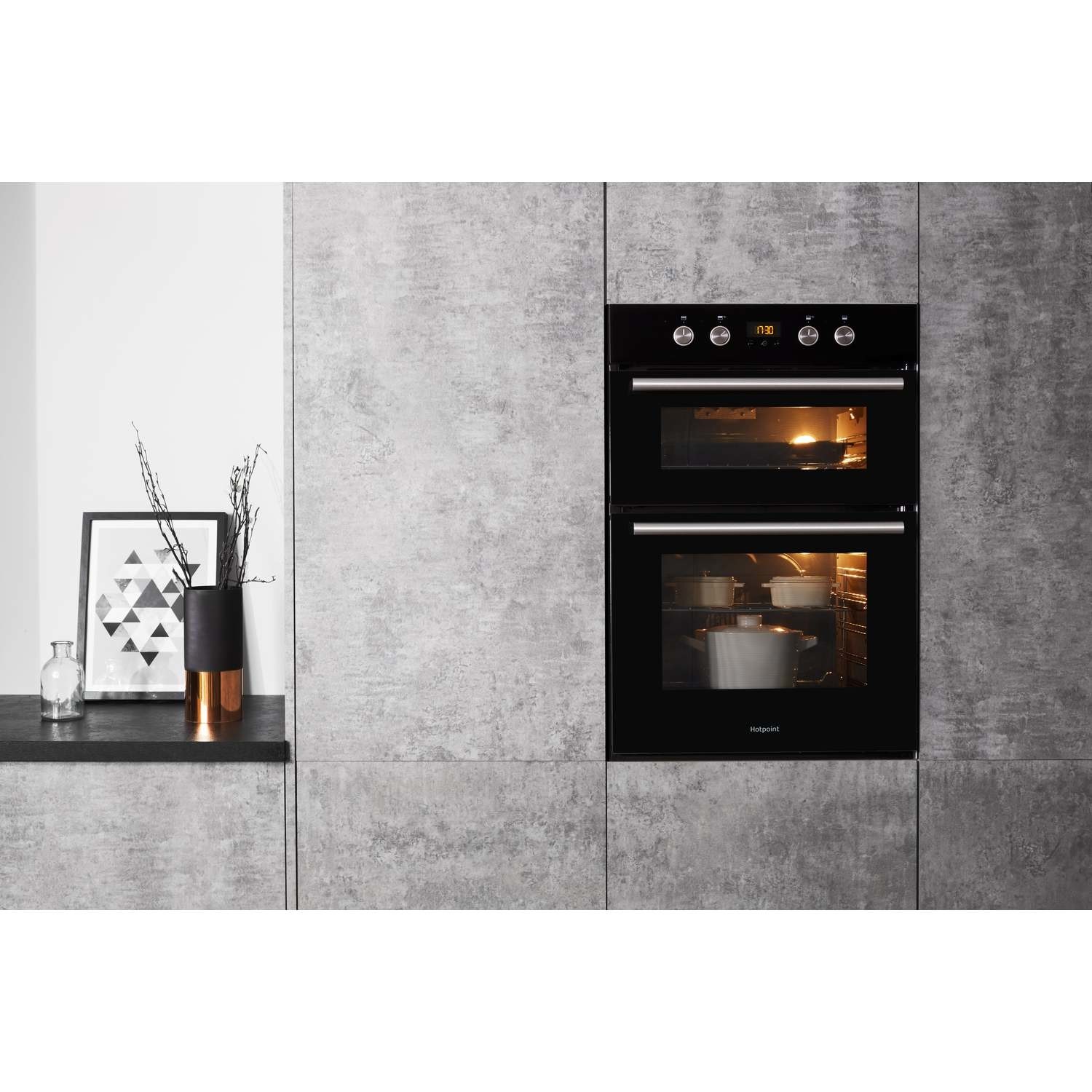 Hotpoint Built-In Electric Double Oven - Black - Image 3