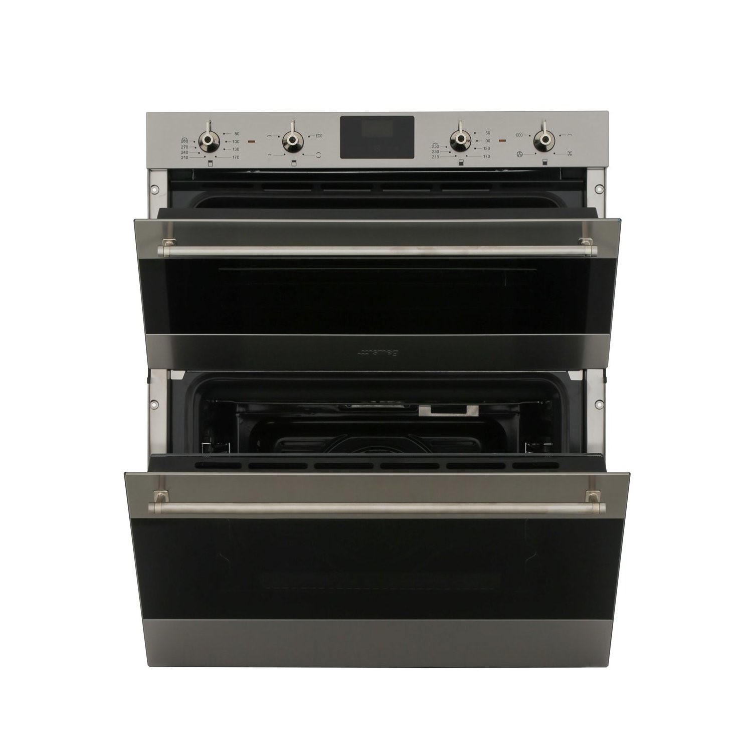 Smeg Classic Built-Under Electric Double Oven - Stainless Steel - Image 2