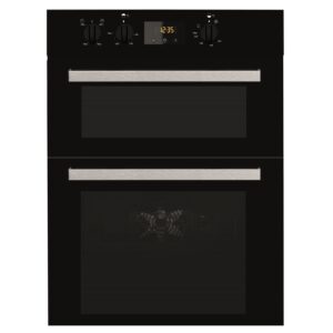 Indesit Aria Built-In Electric Double Oven - Black