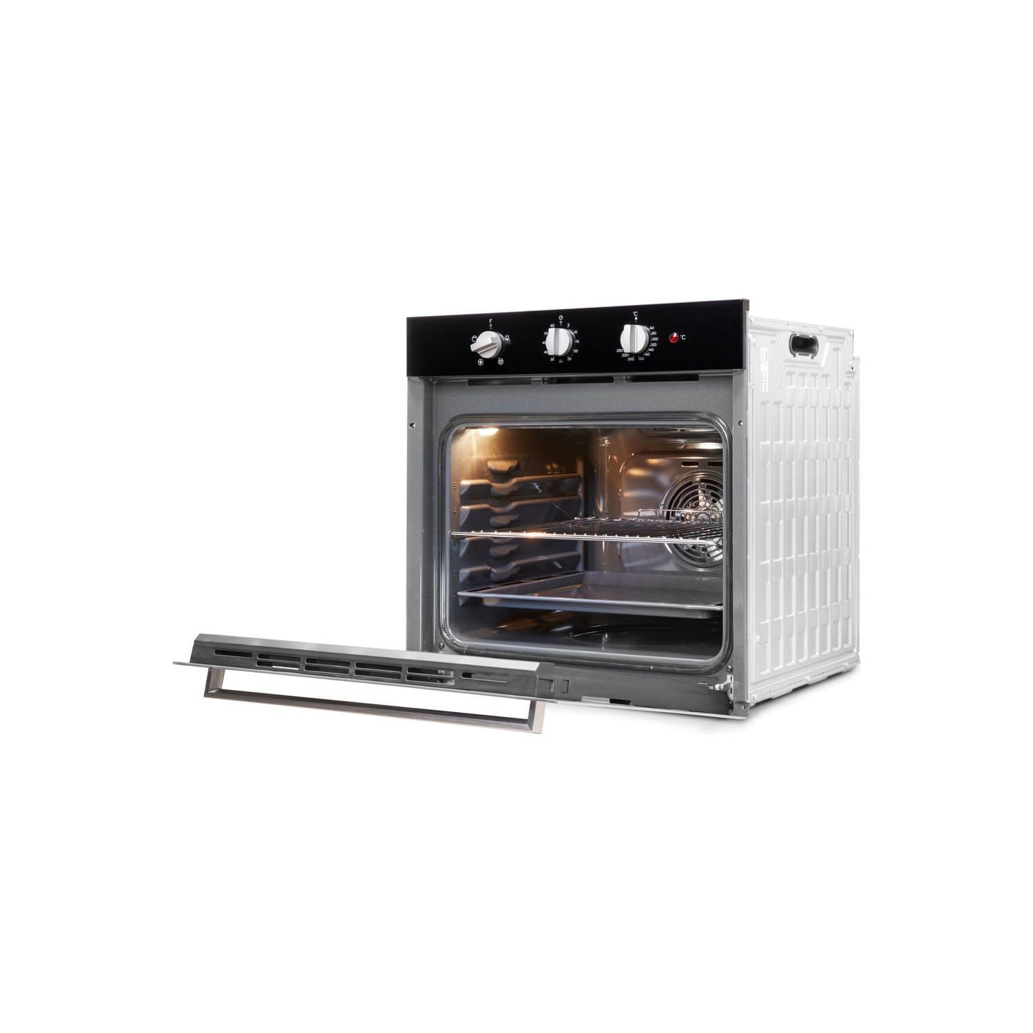 Indesit Aria Electric Fan Assisted Single Oven - Black - Image 3