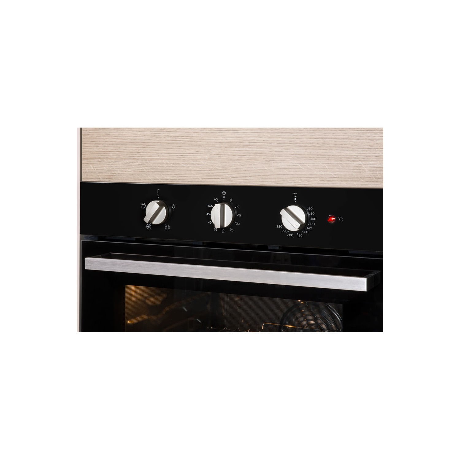 Indesit Aria Electric Fan Assisted Single Oven - Black - Image 9