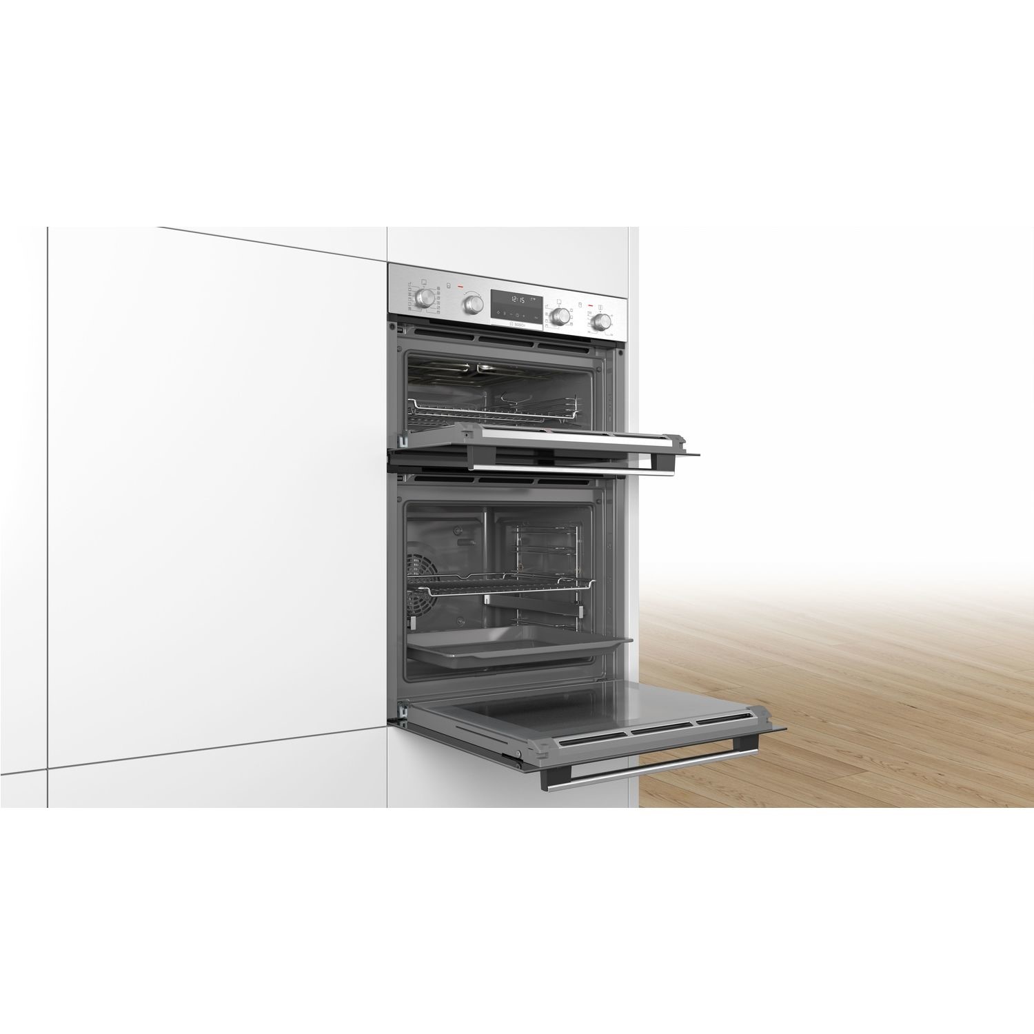 Bosch Series 6 Built-In Electric Double Oven - Stainless Steel - Image 4