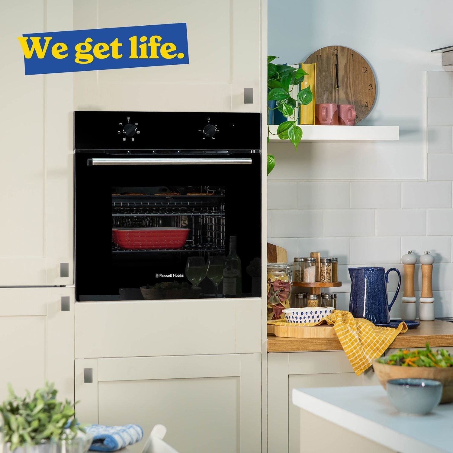 Russell Hobbs Electric Fan Single Oven - Black - Image 5