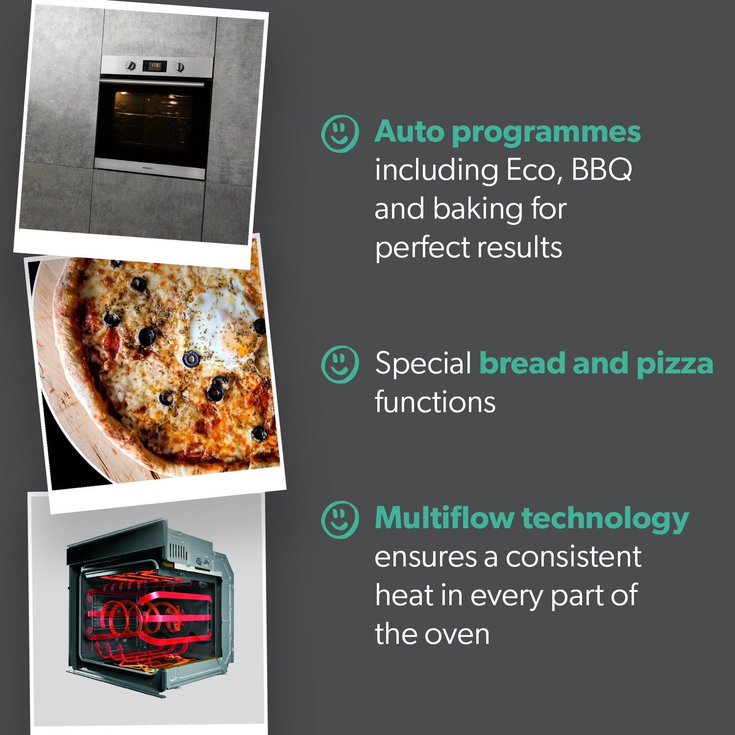 Hotpoint Electric Fan Single Oven - Stainless Steel - Image 3