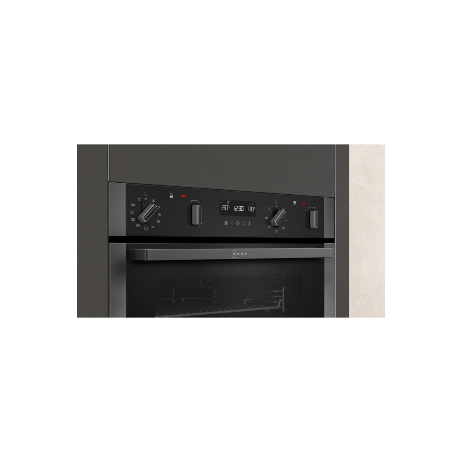 Neff N50 Built-In Electric Double Oven - Grey - Image 2