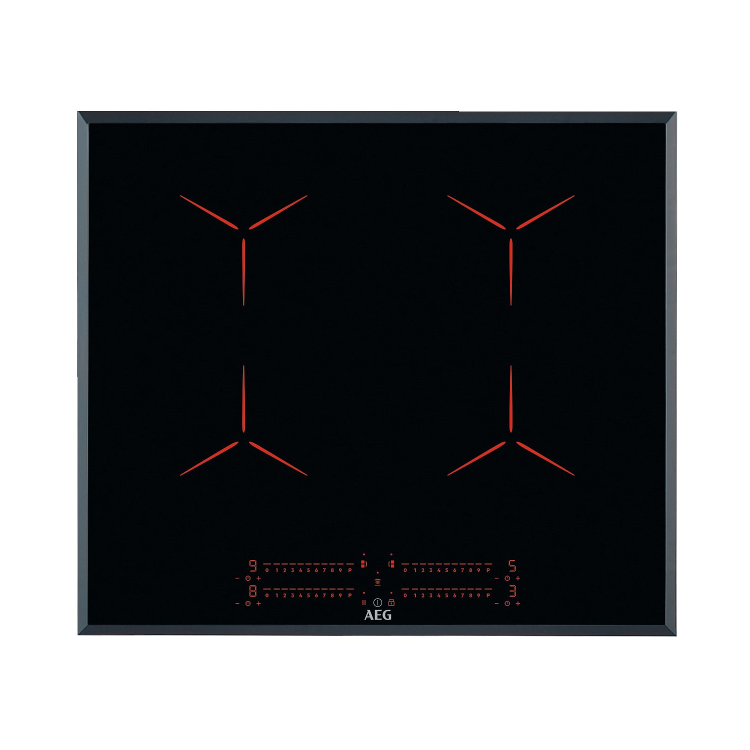 AEG 6000 Series 60cm 4 Zone Induction Hob with Dual Bridge Zones