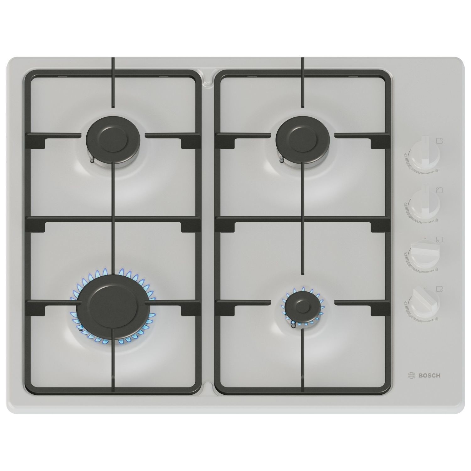 Bosch Series 2 60cm 4 Burner Gas Hob - White