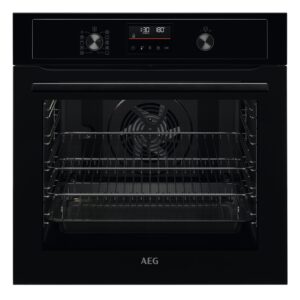AEG 3000 Series Self-Cleaning Electric Single Oven - Black