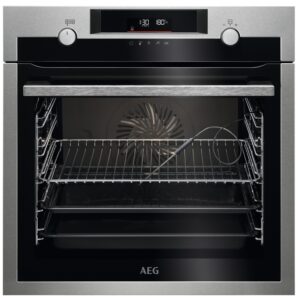 AEG 6000 Series SteamBake Catalytic Self-Cleaning Electric Single Oven - Stainless Steel