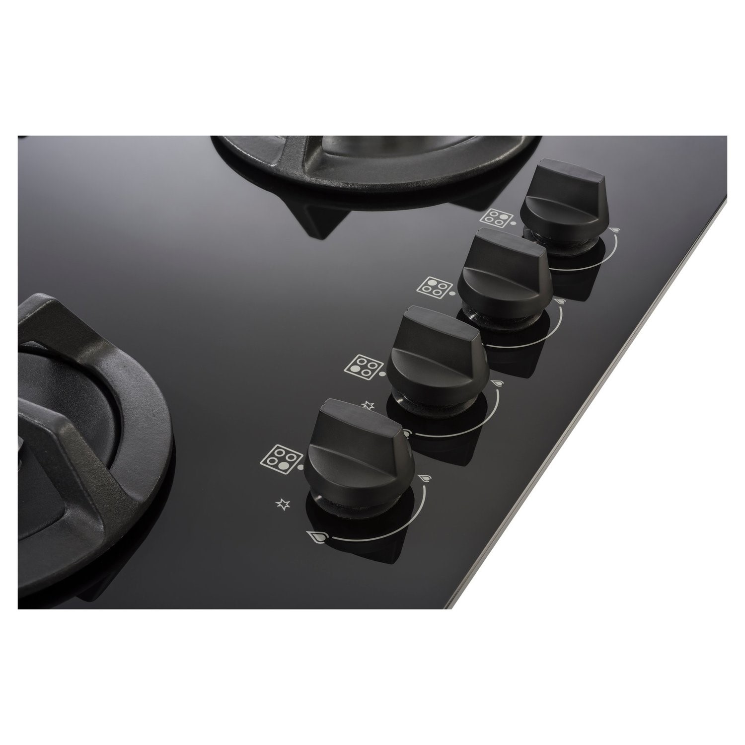 Stoves 58cm Gas on Glass 4 Burner Gas Hob - Black - Image 5