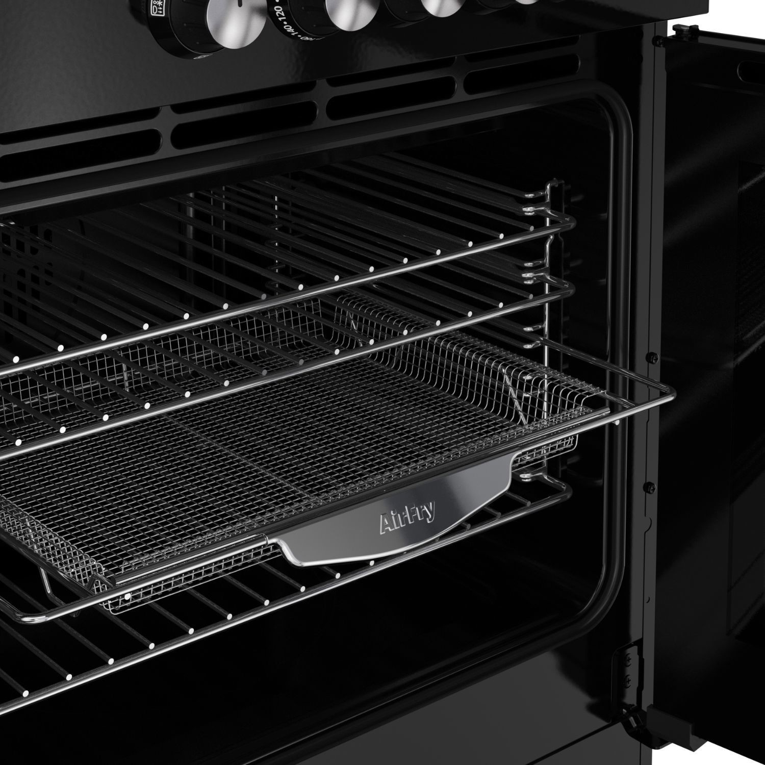 Belling Cookcentre 110cm Dual Fuel Range Cooker - Black - Image 4