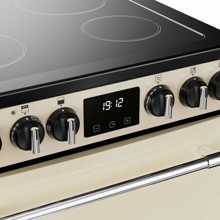 Belling Farmhouse 60cm Electric Ceramic Cooker - Cream - Image 5