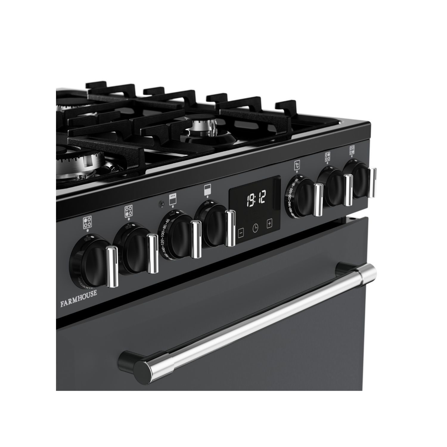 Belling Farmhouse 60cm Dual Fuel Cooker - Anthracite - Image 6