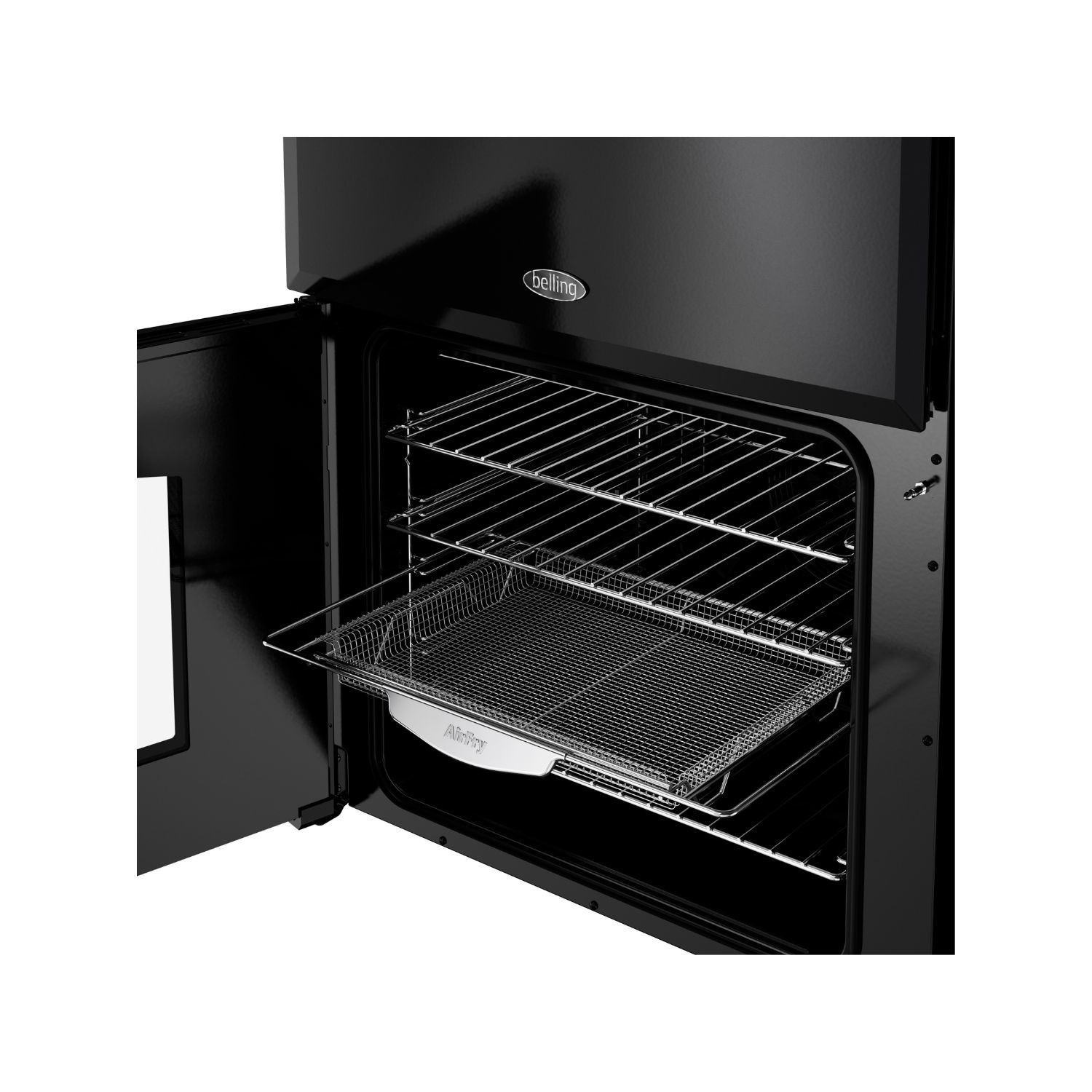 Belling Farmhouse 60cm Dual Fuel Cooker - Black - Image 4