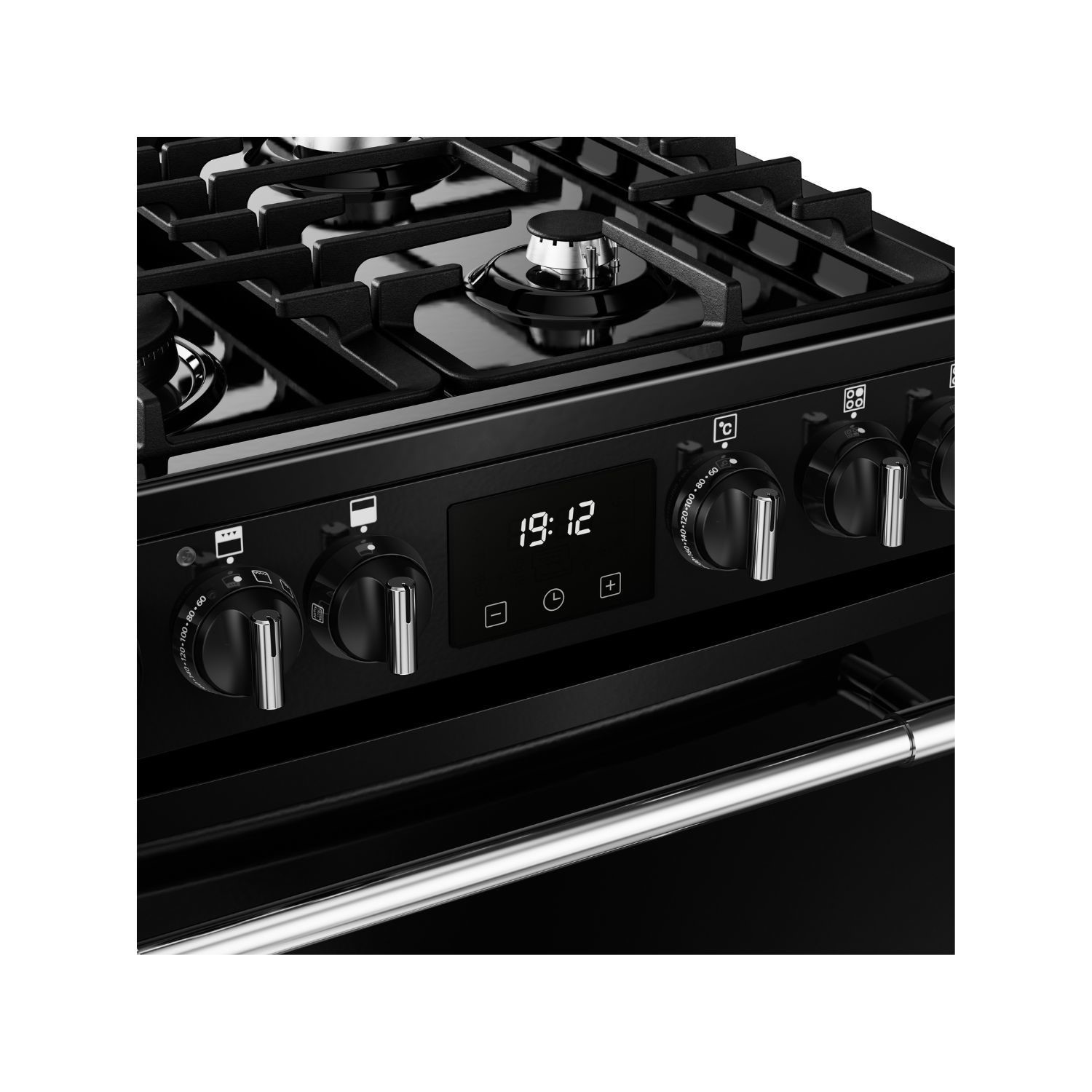 Belling Farmhouse 60cm Dual Fuel Cooker - Black - Image 7
