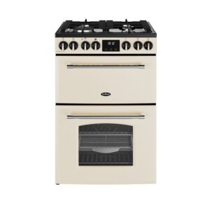 Belling Farmhouse 60cm Dual Fuel Cooker - Cream