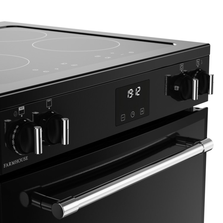 Belling Farmhouse 60cm Electric Induction Cooker - Black - Image 6
