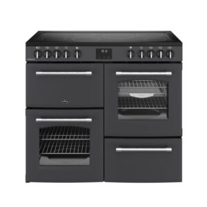 Belling Farmhouse 100cm Electric Range Cooker - Grey