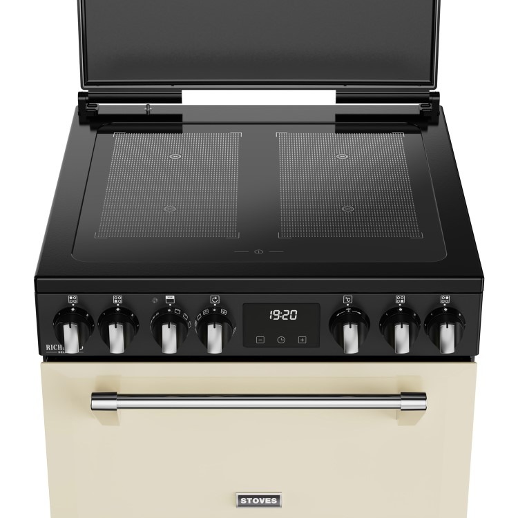 Stoves Richmond DX 60cm Electric Induction Cooker - Cream - Image 3