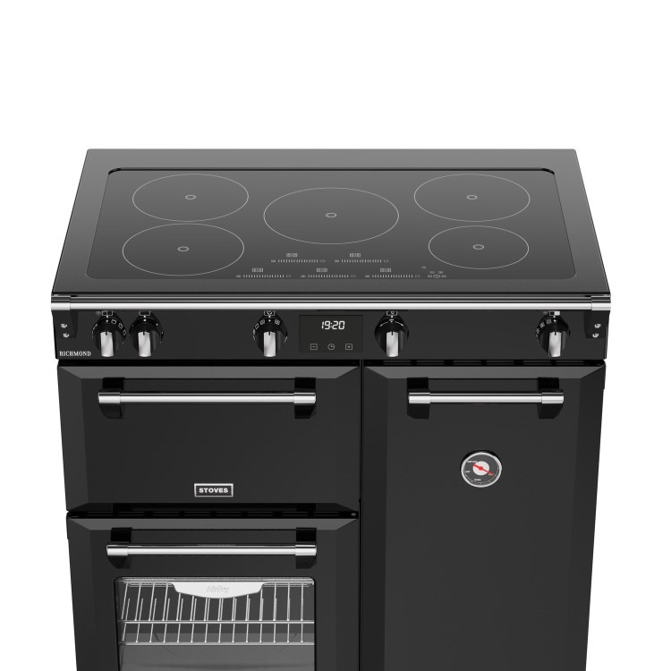 Stoves Richmond 90cm Electric Induction Range Cooker - Black - Image 2