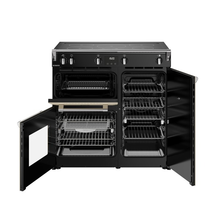 Stoves Richmond 90cm Electric Induction Range Cooker - Cream - Image 3