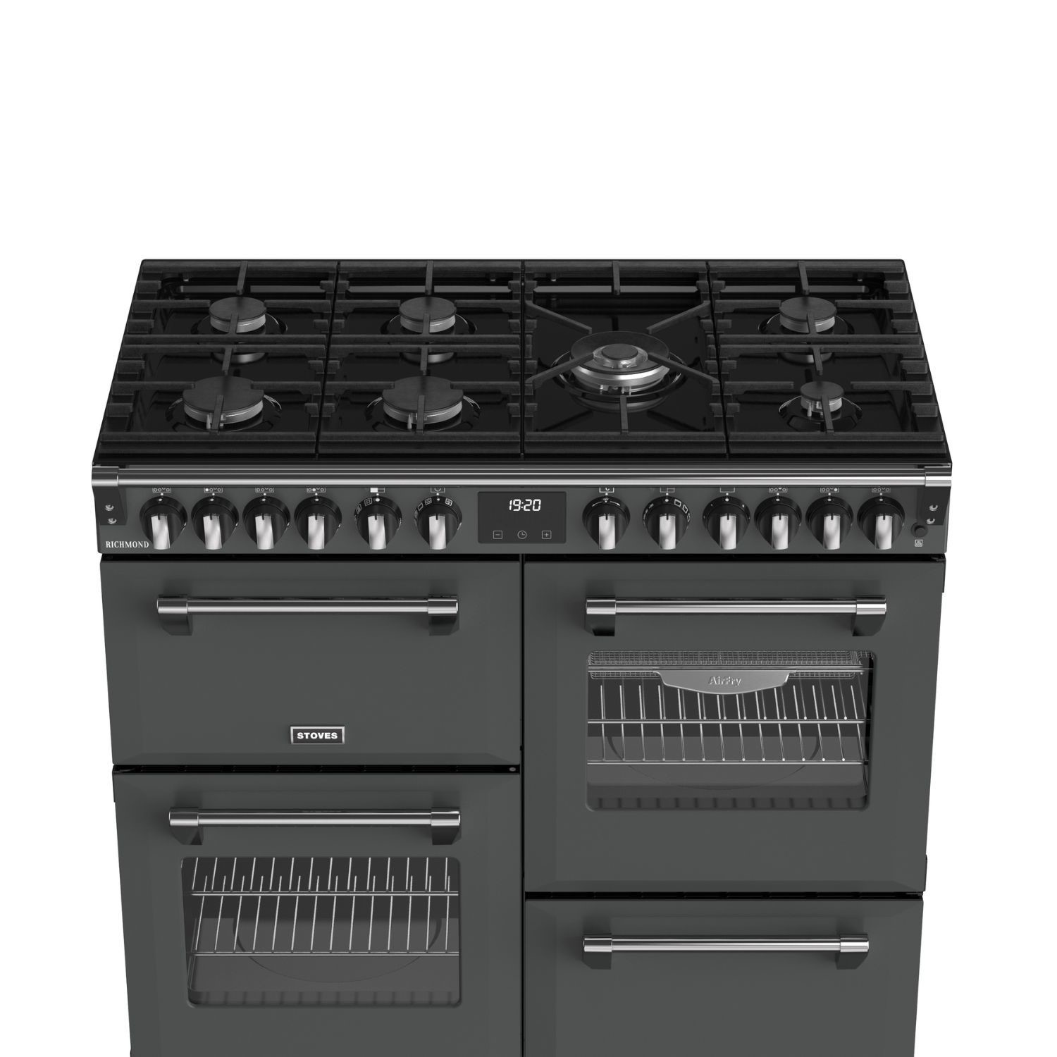 Stoves Richmond 100cm Dual Fuel Range Cooker - Anthracite - Image 6
