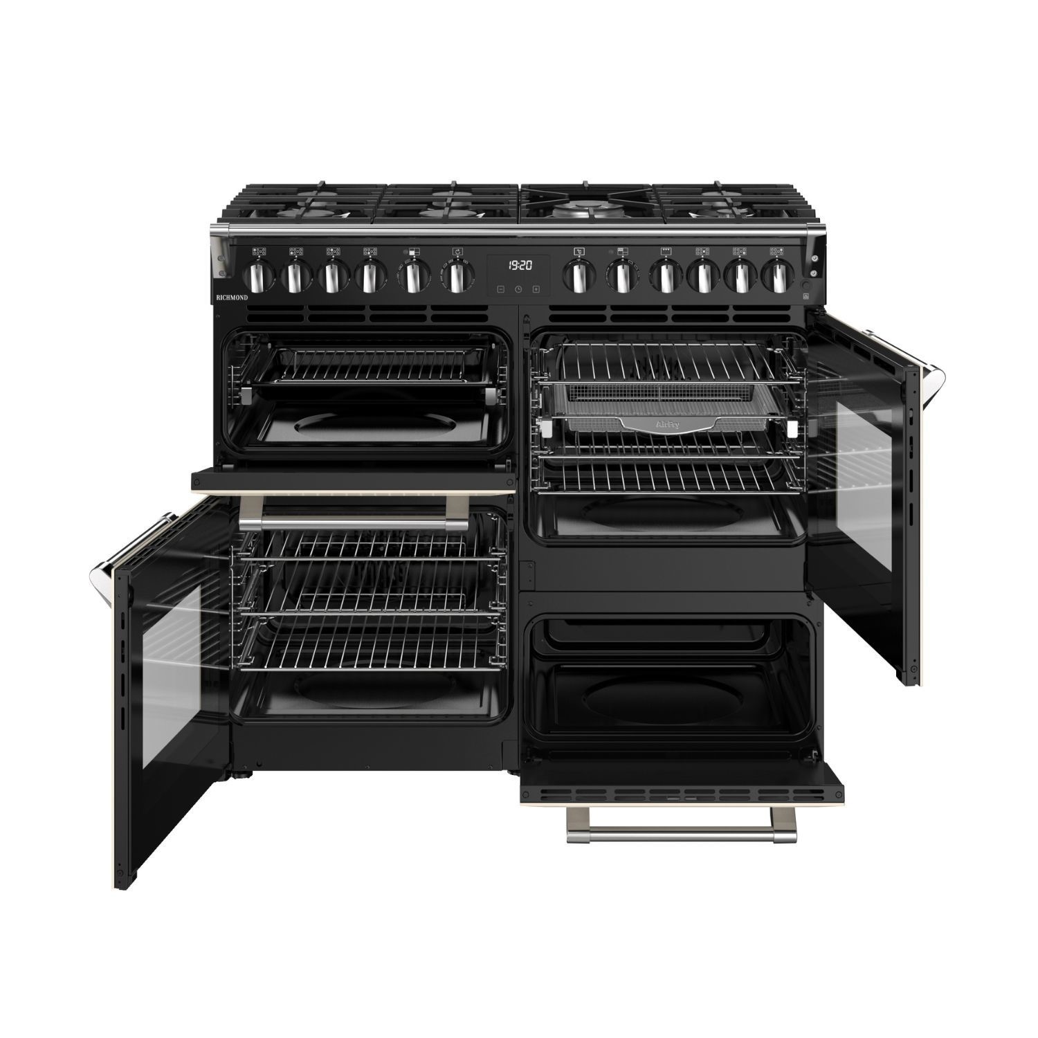 Stoves Richmond DX 100cm Dual Fuel Range Cooker - Cream - Image 8