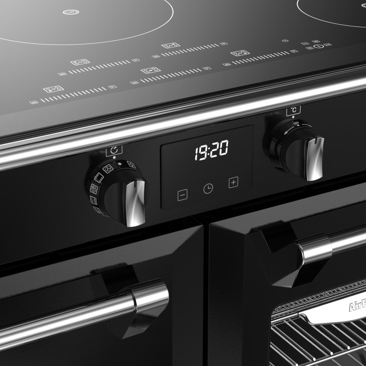 Stoves Richmond 100cm Electric Induction Range Cooker - Black - Image 8