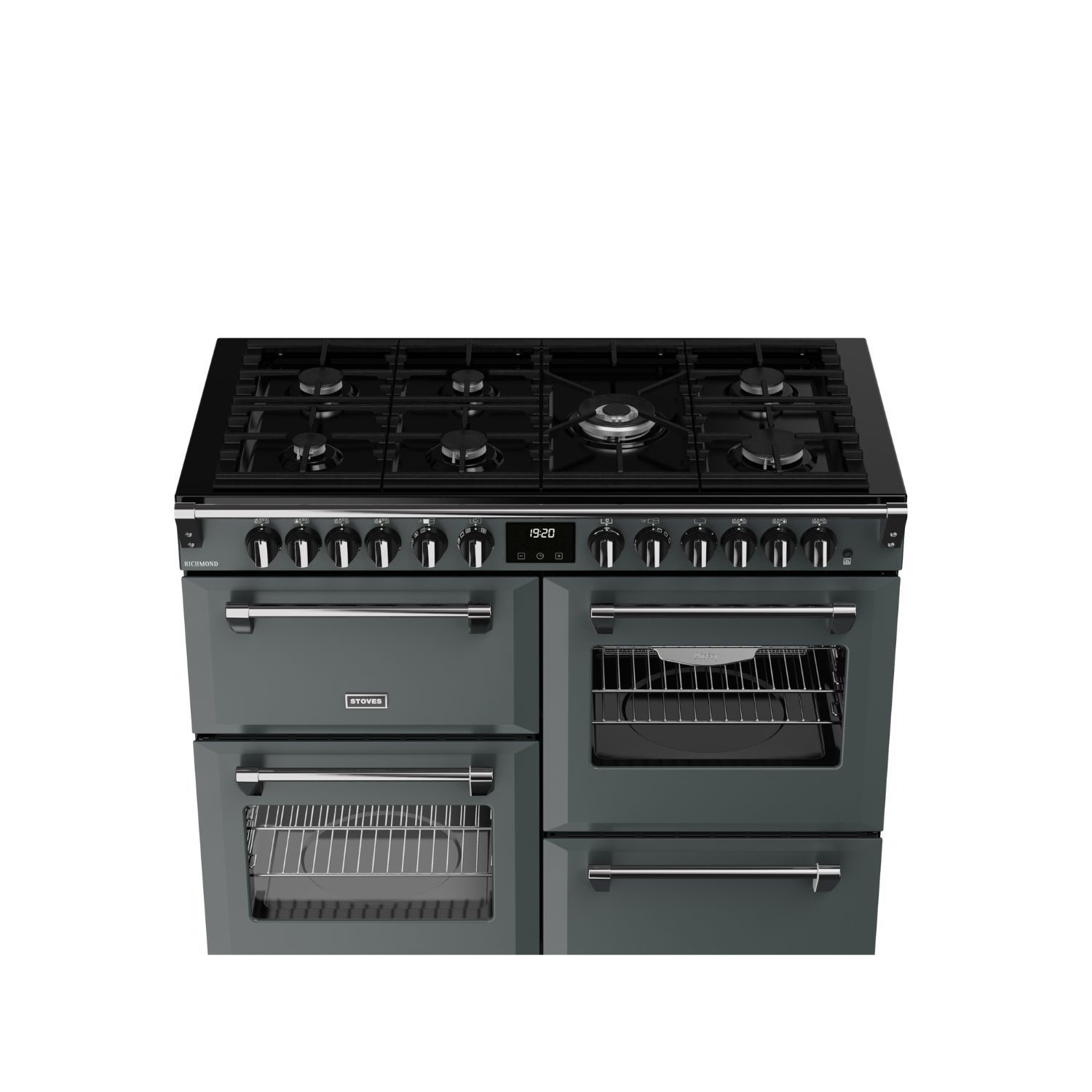 Stoves Richmond 110cm Dual Fuel Range Cooker - Anthracite - Image 6