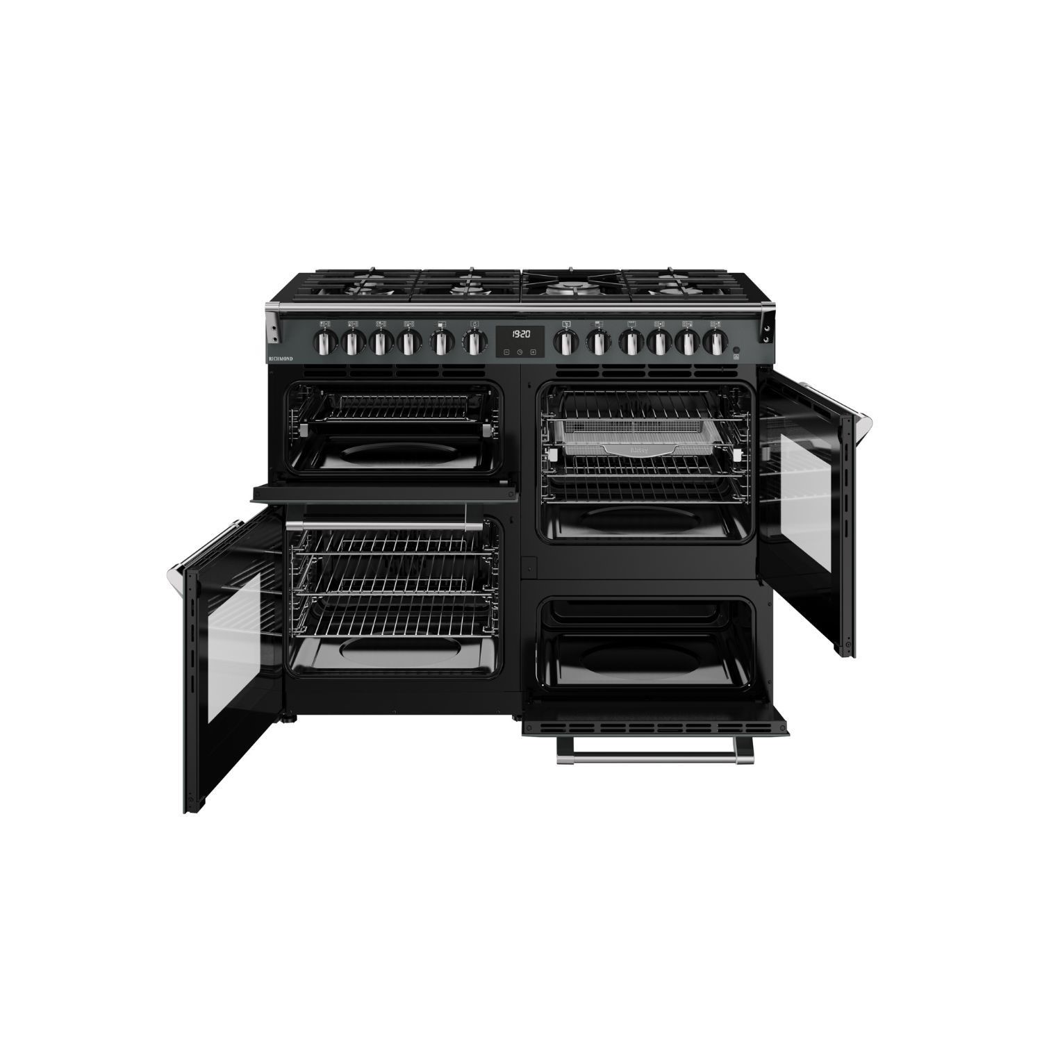 Stoves Richmond 110cm Dual Fuel Range Cooker - Anthracite - Image 5